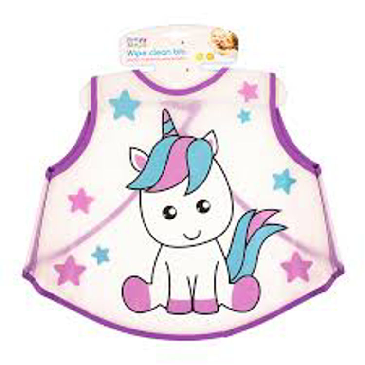 Picture of FS667-6676, WIPE CLEAN BIB PURPLE